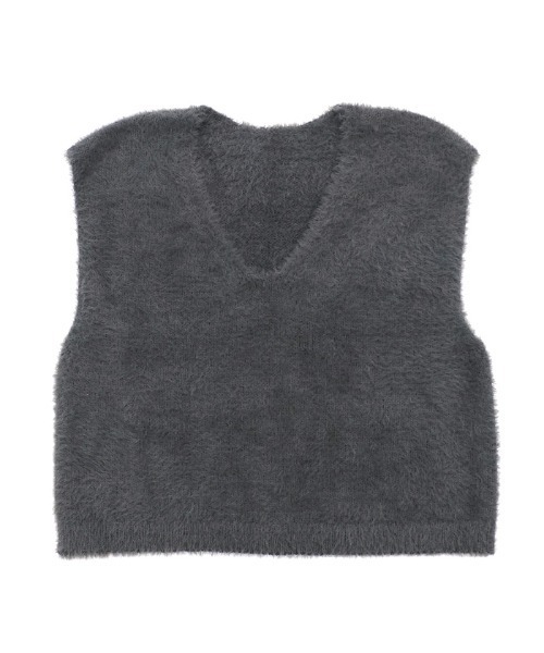 セール】シャギーVネックベスト（ベスト）｜select MOCA（セレクトモカ