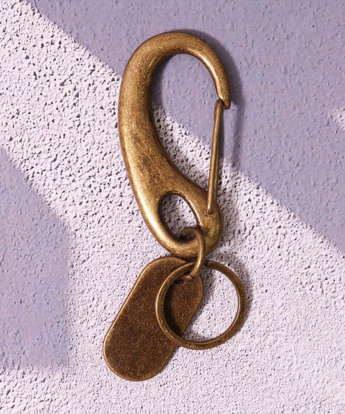 ナグァールキーホルダー LF)【UNIVERSAL OVERALL】ブランドロゴ フック カラビナ