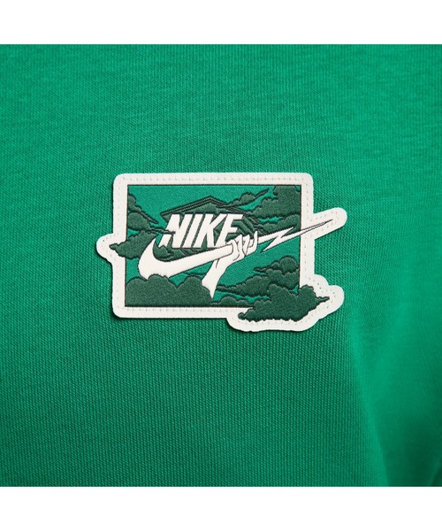 NIKE（ナイキ）の「ナイキ NIKE ナイキ クラブ FT ボルト L/S クルー（スウェット・メンズ・ブラック/ネイビー/グリーン/クリーム・3L/LL/L/M/S）」の5枚目の写真