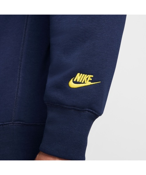 NIKE（ナイキ）の「ナイキ NIKE ナイキ クラブ FT ボルト L/S クルー（スウェット・メンズ・ブラック/ネイビー/グリーン/クリーム・3L/LL/L/M/S）」の10枚目の写真