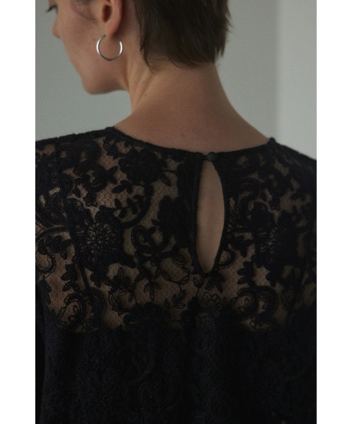 BLACK BY MOUSSY（ブラックバイマウジー）の「lace long dress(レースロングドレス)（ワンピース・レディース・オフホワイト/ブラック・1/2）」の15枚目の写真