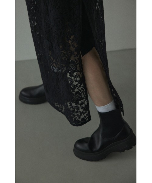 BLACK BY MOUSSY（ブラックバイマウジー）の「lace long dress(レースロングドレス)（ワンピース・レディース・オフホワイト/ブラック・1/2）」の14枚目の写真