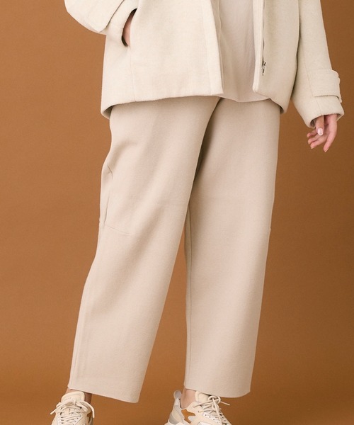 【セール】ニットカーブパンツ【セットアップ対応】（その他パンツ）｜INED CLARO（イネドクラロ）