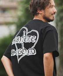 1minute 1second | mt9212-9oz havy weight cut&sewn(old English heart) Tシャツ(Tシャツ/カットソー)