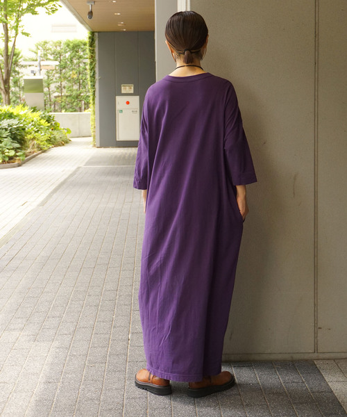 追加》クラシックテンジク スタンダードクルーネックワンピース