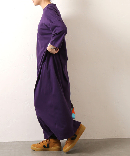 追加》クラシックテンジク スタンダードクルーネックワンピース