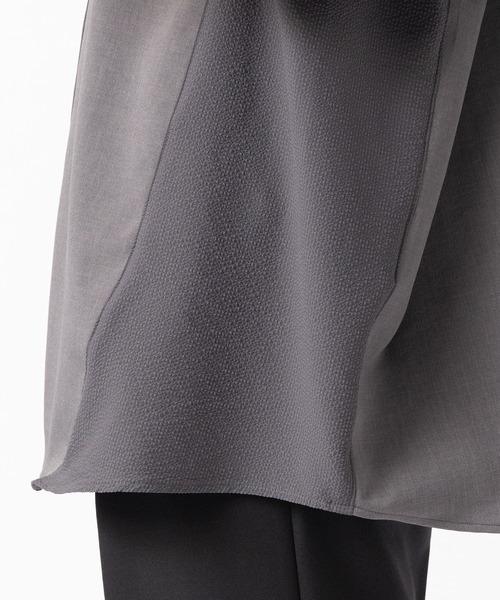 Jieda(ジエダ)の「SWITCHING SHIRT(シャツ/ブラウス・メンズ・ブラック/グレー・1/2)」の13枚目の写真