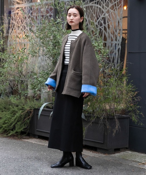 SENSE OF PLACE by URBAN RESEARCH(センスオブプレイスバイアーバンリサーチ)の「『消臭』スクエアトウセンターシームストレッチブーツ(ブーツ・レディース・ブラック/ブラック系その他/シルバー・SMALL/MEDIUM/LARGE)」の8枚目の写真