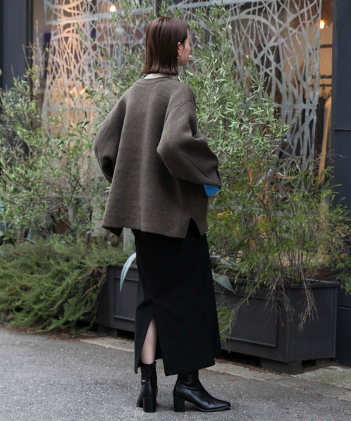 SENSE OF PLACE by URBAN RESEARCH(センスオブプレイスバイアーバンリサーチ)の「『消臭』スクエアトウセンターシームストレッチブーツ(ブーツ・レディース・ブラック/ブラック系その他/シルバー・SMALL/MEDIUM/LARGE)」の10枚目の写真