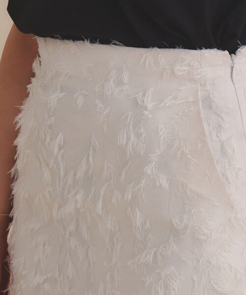 セール】《美人百花掲載》カットジャカードタイトスカート