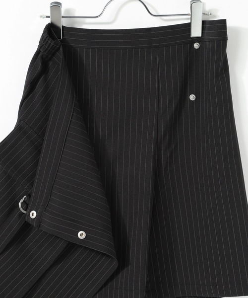 RAGEBLUE（レイジブルー）の「フロントポケット/カーゴミニスカパン（スカート・レディース・ブラック/オリーブ・FREE）」の3枚目の写真