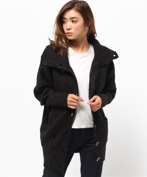 VENCEEXCHANGE（ヴァンスエクスチェンジ）の「アルパカ混ドルマンカーディガン（カーディガン/ボレロ・レディース・オフホワイト/ダークグリーン/ブルー/ブラック・MEDIUM）」の3枚目の写真