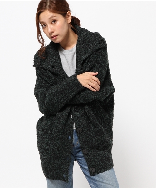 VENCEEXCHANGE（ヴァンスエクスチェンジ）の「アルパカ混ドルマンカーディガン（カーディガン/ボレロ・レディース・オフホワイト/ダークグリーン/ブルー/ブラック・MEDIUM）」の17枚目の写真