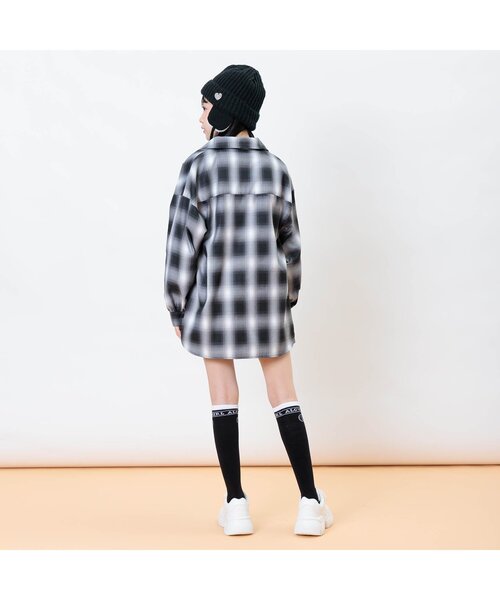 algy（アルジー）の「チャーム付きシャツ（シャツ/ブラウス・キッズ・ブラック/グリーン/インディゴブルー・SMALL/MEDIUM/X-SMALL/XX-SMALL/XXX-SMALL）」の5枚目の写真