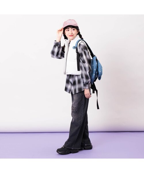 algy（アルジー）の「チャーム付きシャツ（シャツ/ブラウス・キッズ・ブラック/グリーン/インディゴブルー・SMALL/MEDIUM/X-SMALL/XX-SMALL/XXX-SMALL）」の6枚目の写真