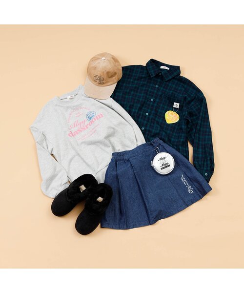 algy（アルジー）の「チャーム付きシャツ（シャツ/ブラウス・キッズ・ブラック/グリーン/インディゴブルー・SMALL/MEDIUM/X-SMALL/XX-SMALL/XXX-SMALL）」の11枚目の写真