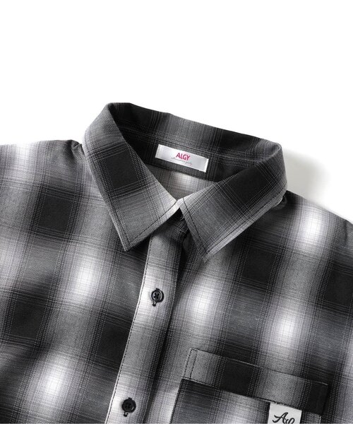 algy（アルジー）の「チャーム付きシャツ（シャツ/ブラウス・キッズ・ブラック/グリーン/インディゴブルー・SMALL/MEDIUM/X-SMALL/XX-SMALL/XXX-SMALL）」の15枚目の写真