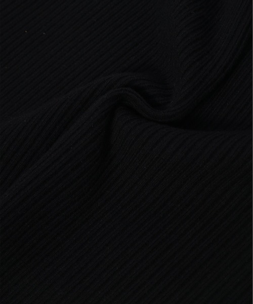 Edit Sheen（エディットシーン）の「リブニットスリットスカート（スカート・レディース・ブラウン/ダークグレー/ブラック/アイボリー・M）」の7枚目の写真