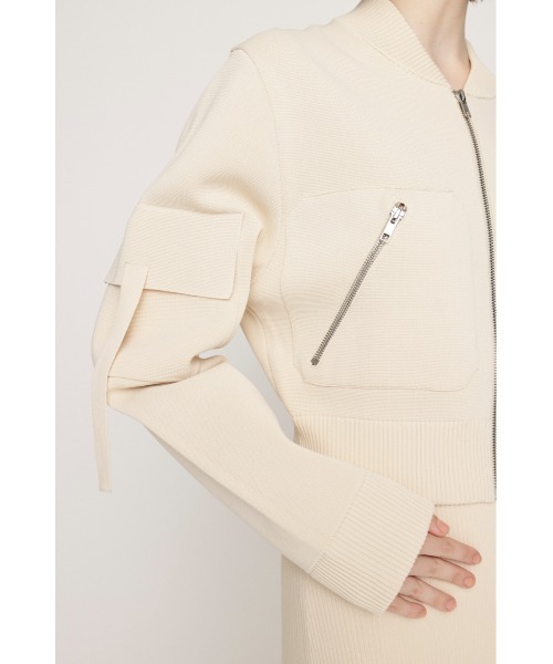 SLY（スライ）の「【2サイズ展開】FINE TOUCH KNIT BZ ファイン