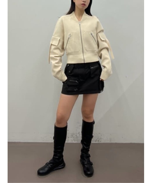SLY（スライ）の「【2サイズ展開】FINE TOUCH KNIT BZ ファイン タッチ 