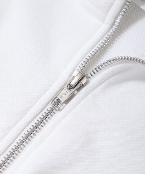 CROSS & STITCH（クロスステッチ）の「CROSS&STITCH ヘビーウェイト ハーフジップスウェット/トレーナー（スウェット・メンズ・ホワイト/ブラック/アッシュ・L/M/XXL/XL）」の6枚目の写真