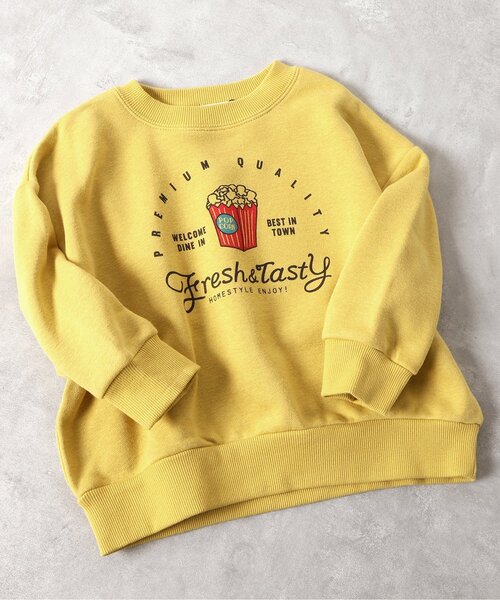 F.O.KIDS(エフオーキッズ)の「カラバリグラフィックトレーナー(スウェット・キッズ・ブラック/レインボー/レッド/キナリ/オレンジ/イエロー/ブルー/グレー/ブラウン/グリーン・140/150/110/120/130/80/90/100)」の8枚目の写真
