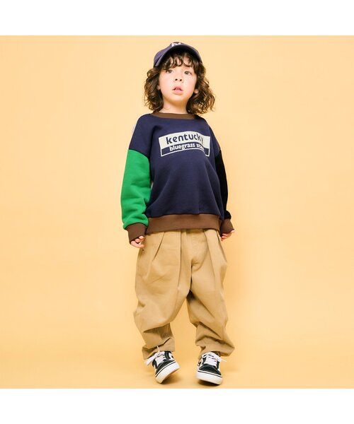F.O.KIDS(エフオーキッズ)の「カラバリグラフィックトレーナー(スウェット・キッズ・ブラック/レインボー/レッド/キナリ/オレンジ/イエロー/ブルー/グレー/ブラウン/グリーン・140/150/110/120/130/80/90/100)」の14枚目の写真