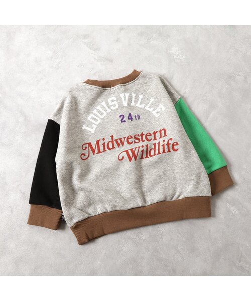 F.O.KIDS(エフオーキッズ)の「カラバリグラフィックトレーナー(スウェット・キッズ・ブラック/レインボー/レッド/キナリ/オレンジ/イエロー/ブルー/グレー/ブラウン/グリーン・140/150/110/120/130/80/90/100)」の19枚目の写真