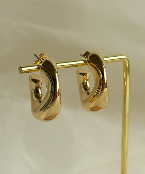 sowang（ソワン）の「ニュアンスサークルラインピアス-nuance circle line pierce-（ピアス（両耳用）・レディース・シルバー/ゴールド・FREE）」の12枚目の写真