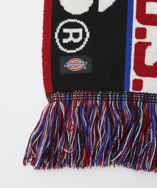 ABAHOUSE（アバハウス）の「【DICKIES/ディッキーズ】 EX 3LINE&LOGO SOCCER MUFF/ラインサッカーマフラー（マフラー・メンズ・ブルー系その他/ブラック系その他2/レッド系その他/ブルー系その他2/レッド系その他2/ブラック系その他・フリー）」の9枚目の写真