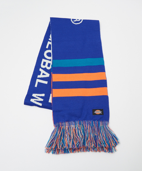 ABAHOUSE（アバハウス）の「【DICKIES/ディッキーズ】 EX 3LINE&LOGO SOCCER MUFF/ラインサッカーマフラー（マフラー・メンズ・ブルー系その他/ブラック系その他2/レッド系その他/ブルー系その他2/レッド系その他2/ブラック系その他・フリー）」の12枚目の写真