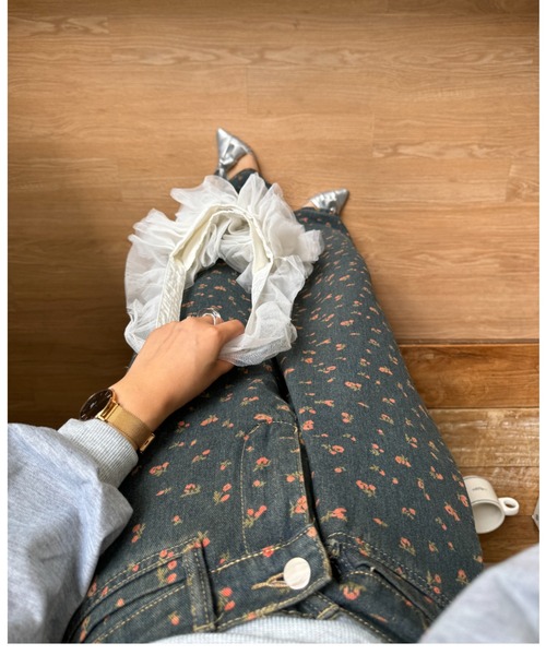 efill（エフィル）の「フリル レース ハンドバッグ（ハンドバッグ・レディース・ホワイト・FREE）」の5枚目の写真