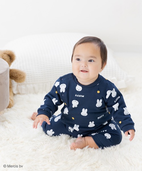 新品未使用　ジェラートピケ　miffy　ミッフィー　ロンパース　カバーオール セール】miffy / ミッフィー カバーオール（ロンパース）｜Miffy