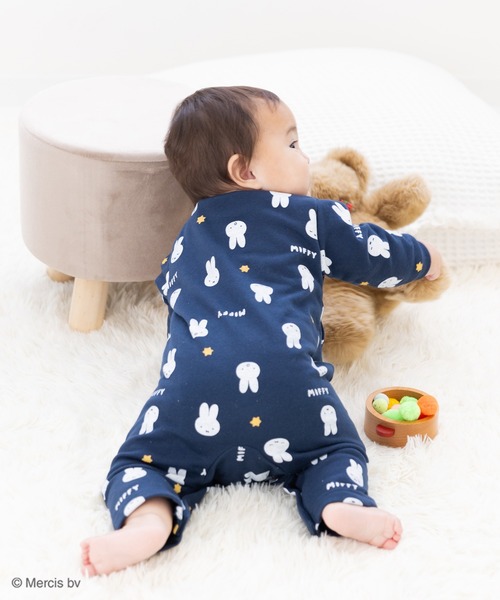 新品未使用　ジェラートピケ　miffy　ミッフィー　ロンパース　カバーオール セール】miffy / ミッフィー カバーオール（ロンパース）｜Miffy