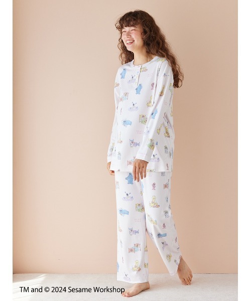 gelato pique（ジェラートピケ）の「【SESAME STREET】総柄プル