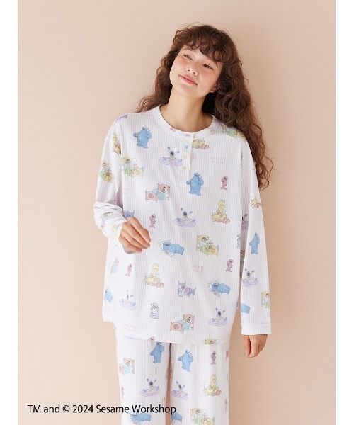 gelato pique（ジェラートピケ）の「【SESAME STREET】総柄プル