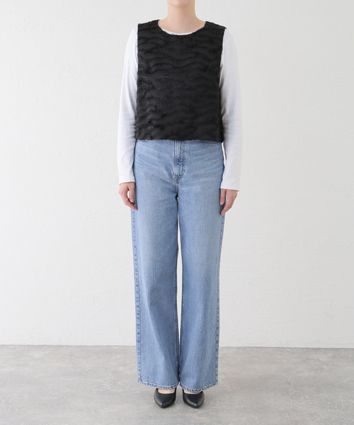 Needles（ニードルス）の「【NEEDLES/ニードルズ】C.C.Vest PU169（シャツ/ブラウス・レディース・ブラック・2）」の3枚目の写真