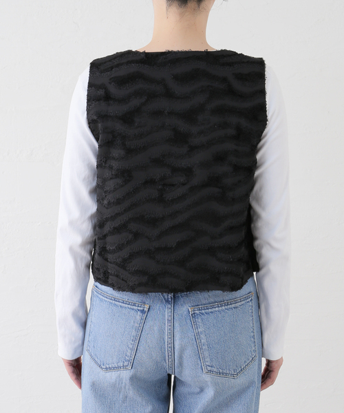 Needles（ニードルス）の「【NEEDLES/ニードルズ】C.C.Vest PU169（シャツ/ブラウス・レディース・ブラック・2）」の6枚目の写真