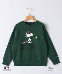 新品未使用　【MLB】　スウェット　ベースボールロゴ　グリーン　クルーネック　緑 新品未使用 【MLB】 スウェット ベースボールロゴ グリーン