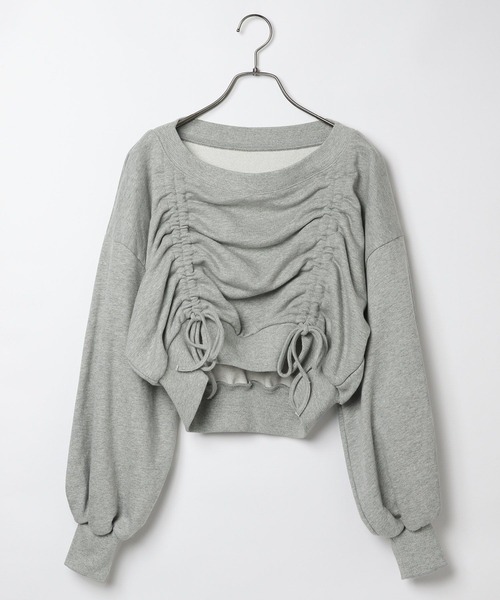 Heather（ヘザー）の「ドロスト裏毛スウェット　249304（スウェット・レディース・グレー/ブラック/オートミール・FREE）」の17枚目の写真