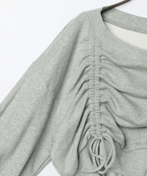 Heather（ヘザー）の「ドロスト裏毛スウェット　249304（スウェット・レディース・グレー/ブラック/オートミール・FREE）」の19枚目の写真