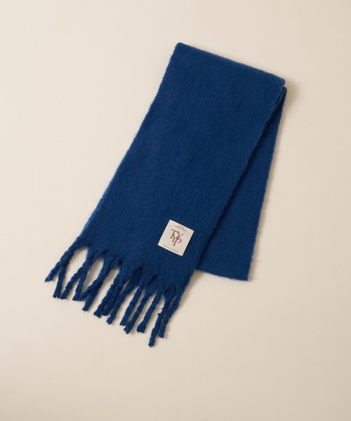 CIAOPANIC TYPY（チャオパニックティピー）の「【KIDS】【静電気防止】太フリンジマフラー（マフラー・キッズ・ブルー/イエロー/オフホワイト/ライトグレー・ONE SIZE）」の12枚目の写真