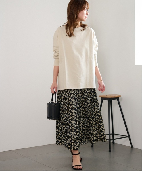 JOURNAL STANDARD relume(ジャーナルスタンダード レリューム)の「《追加2》オーバーサイズロングスウェット(スウェット・レディース・チャコールグレー/ブルー/アイボリー/オレンジ・FREE)」の6枚目の写真