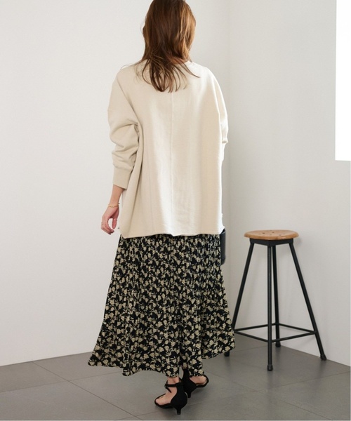 JOURNAL STANDARD relume(ジャーナルスタンダード レリューム)の「《追加2》オーバーサイズロングスウェット(スウェット・レディース・チャコールグレー/ブルー/アイボリー/オレンジ・FREE)」の8枚目の写真