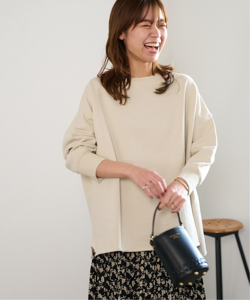 JOURNAL STANDARD relume(ジャーナルスタンダード レリューム)の「《追加2》オーバーサイズロングスウェット(スウェット・レディース・チャコールグレー/ブルー/アイボリー/オレンジ・FREE)」の9枚目の写真