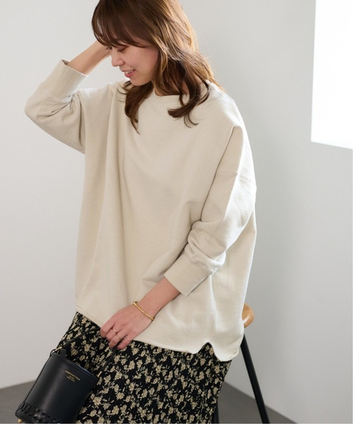 JOURNAL STANDARD relume(ジャーナルスタンダード レリューム)の「《追加2》オーバーサイズロングスウェット(スウェット・レディース・チャコールグレー/ブルー/アイボリー/オレンジ・FREE)」の11枚目の写真