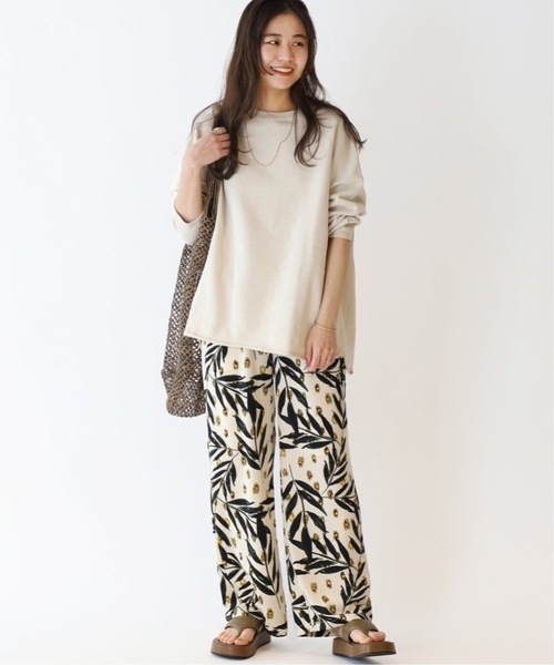 JOURNAL STANDARD relume(ジャーナルスタンダード レリューム)の「《追加2》オーバーサイズロングスウェット(スウェット・レディース・チャコールグレー/ブルー/アイボリー/オレンジ・FREE)」の14枚目の写真