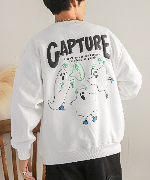 LUXEAKMPLUS トレーナー ブラック/ホワイト リュクスエイケイエムプラス トレーナー LUXEAKMPLUS ブランド