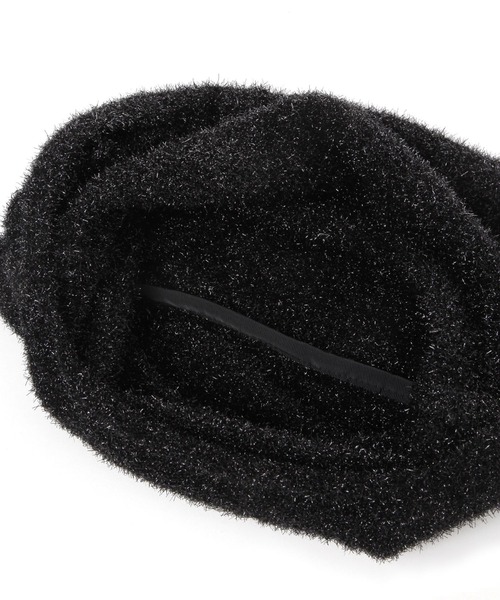 GLOBAL WORK Smile Seed Store（グローバルワーク スマイルシードストア）の「キラキラニットバッグ/161166（トートバッグ・レディース・ブラック/ライトグレー・FREE）」の7枚目の写真