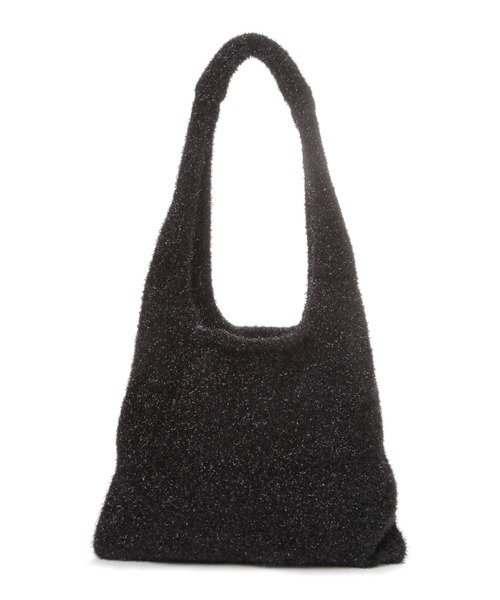 GLOBAL WORK Smile Seed Store（グローバルワーク スマイルシードストア）の「キラキラニットバッグ/161166（トートバッグ・レディース・ブラック/ライトグレー・FREE）」の13枚目の写真